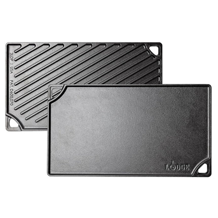 Lodge Rectangular Cast Iron Reversible Grill/Gridd