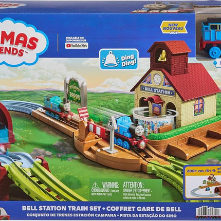 Thomas & Friends Bell Station Playset & Push-Along Thomas Toy Train