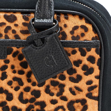 Cole Haan Beverly Small Satchel, Leopard Prnt/Black, UNIT