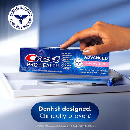 Crest Pro-Health Advanced Sensitive & Enamel Shield Toothpaste, 5.1 oz (Packaging May Vary)
