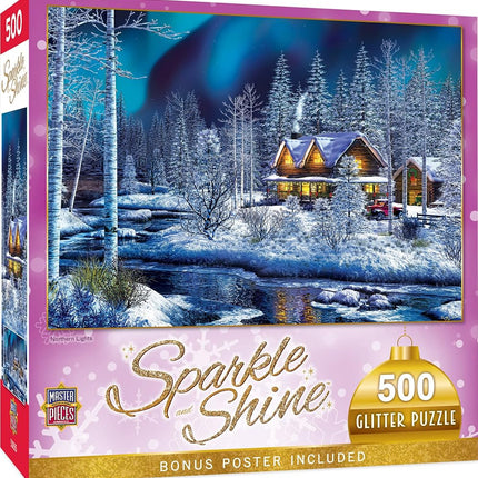 MasterPieces Holiday Glitter - Northern Lights 500