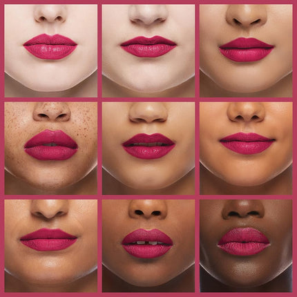 wet n wild Mega Last Matte Lip Color, Semi Matte Hyaluronic Acid Infused, Long Lasting Full Coverage for a Nourishing Pout, Cruelty-Free & Vegan - Cherry Picking