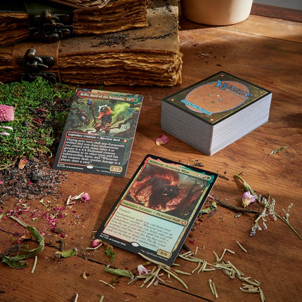 Magic: The Gathering Bloomburrow Commander Deck - Animated Army (100-Card Deck, 2-Card Collector Booster Sample Pack + Accessories) (English Version)