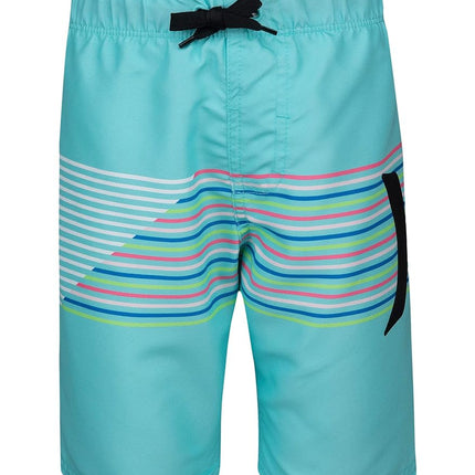 Hurley Boys' Pull on Swim Trunks, Aurora Green/Slash, 4