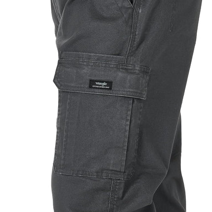 Wrangler Authentics Men's Relaxed Fit Stretch Cargo Pant Casual, Anthracite Twill, 44W x 32L