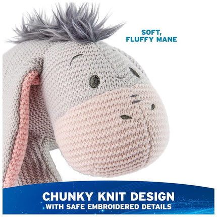 GUND Disney Official Eeyore Knit Plush, Winnie The Pooh, Stuffed Animal for Ages 1 and Up, Gray, 10�