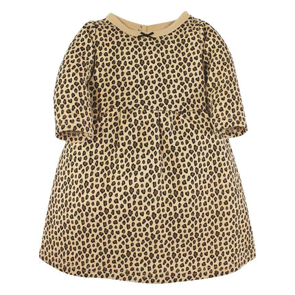 Hudson Baby Robes en coton pour bébés filles, à carreaux de buffle et léopard, 12-18 mois