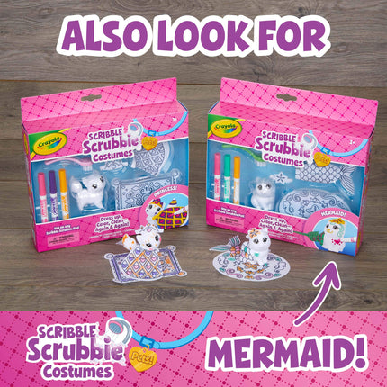 Crayola Scribble Scrubbie Princess Costume Playset, Toy for Kids, Gift
