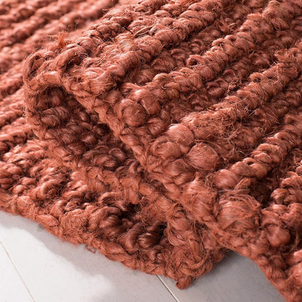 Safavieh Natural Fiber Indoor Hand Made Rectangle Area Rug, Natural Fiber Collection, NF447, in Rust, 91 X 152 cm for Living Room, Bedroom or Any Indoor Space