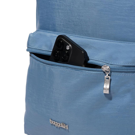 Baggallini On the Go Laptop Backpack, Cornflower