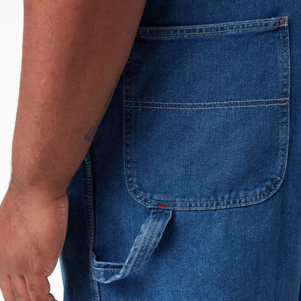 Peto Dickies para hombre, lavado a la piedra, 46W x 30L