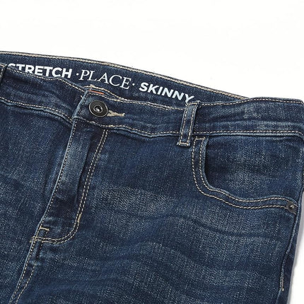 The Children's Place Jean skinny pour garçons, Taille forte, Legend WASH, 14H