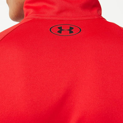 Under Armour Men's Tech 2.0 1/2 Zip-up Long Sleeve T-shirt Sweatshirt, Red (602)/Black, 3XL Tall