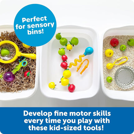 Learning Resources Helping Hands Fine Motor Tool Set Toy, Fine Motor and Sensory Toy, Fine Motor Games, Ages 3+