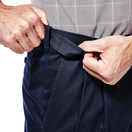 Haggar Men's Big-Tall Premium No Iron Classic Fit Pleat Front Pant, Dark Navy, 54x30