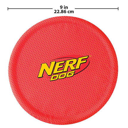 Nerf Dog Frisbee de nailon, 10 pulgadas, rojo