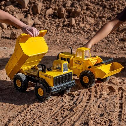 Tonka Retro Mighty Dump Truck - Collector's Edition - Made with 2X More Steel, Kids Construction Toy, Metal Truck, Toy Truck for Boys and Girls, Kids, Toddlers, Ages 3+