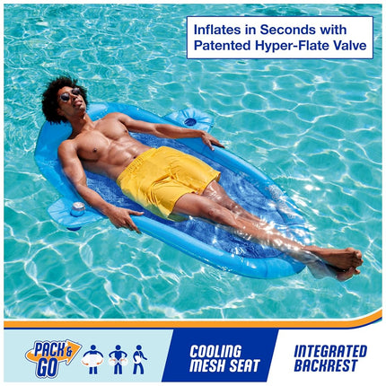 SwimWays PremSprngFloatSunCatcherBlue
