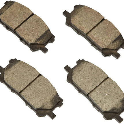BOSCH BC1005 QuietCast Premium Ceramic Disc Brake Pad Set - Compatible with Select Lexus RX330, RX350, RX400h; Toyota Highlander; FRONT
