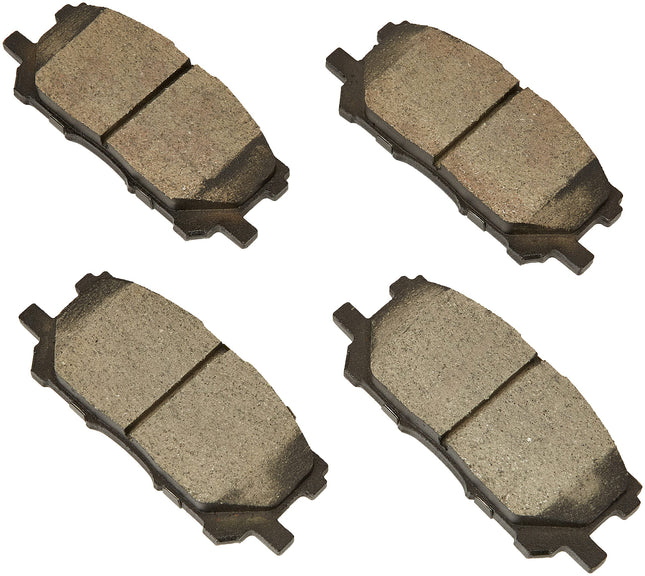 BOSCH BC1005 QuietCast Premium Ceramic Disc Brake Pad Set - Compatible with Select Lexus RX330, RX350, RX400h; Toyota Highlander; FRONT