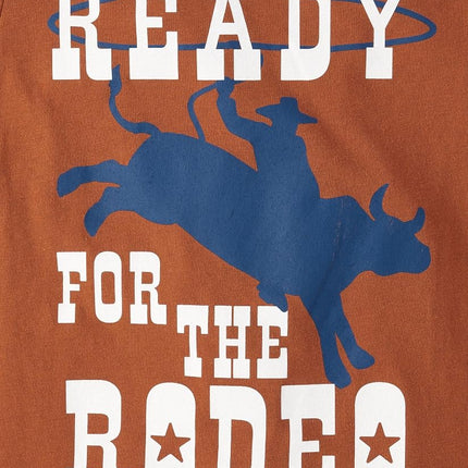 The Children's Place Baby Boys' and Toddler Assorted Everday Short Sleeve Graphic T-Shirts,multipacks, Run This Town/Mammas Cowboy/Rodeo 3-Pack, 3T