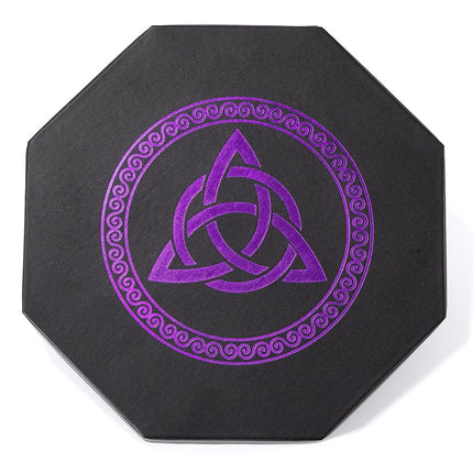 Premium Dice Tray for DND, Detailed World Tree & Triquetra Design – 23 CM