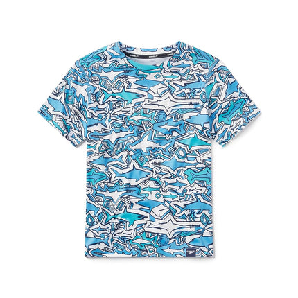 Speedo Boy's Uv Swim Shirt Short Sleeve Tee Graphic