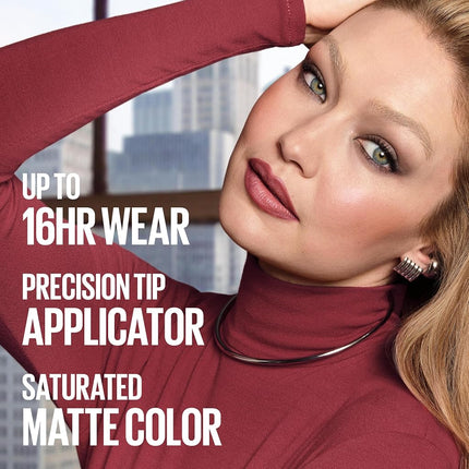 Maybelline New York Superstay Thrill Seeker Matte Liquid Lipstick, 0.17 fl oz