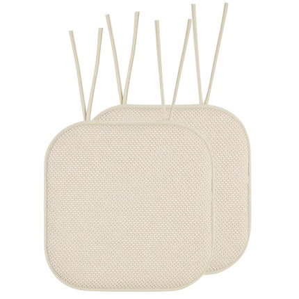 Elegant Comfort Chair Cushion Covers with Ties and