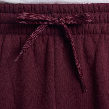 Pantalones deportivos Fruit of the Loom Eversoft Fleece con bolsillos, ajuste relajado, control de humedad, transpirables, tipo jogger, color granate, talla mediana