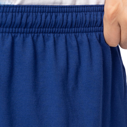 Fruit of the Loom Men's Eversoft Cotton Shorts with Pockets (S-4XL), 2 Pack - Blue, Small