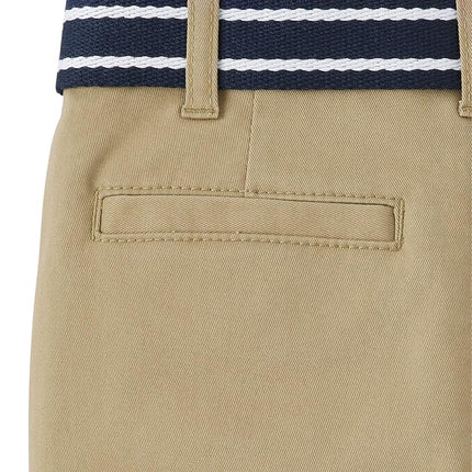 Gymboree Boys' and Toddler Belted Chino Pants, Tan, 5T