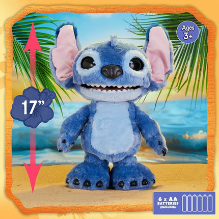 Just Play Ultimate Stitch Live Action Feature Plush