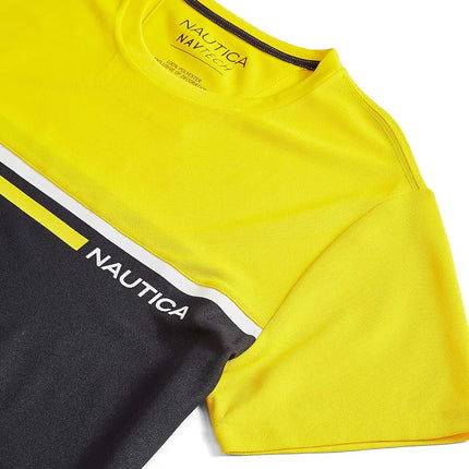 Nautica Men's Navtech Colorblock Tee T-Shirt, Zest, XL