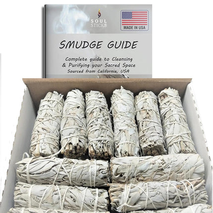 White Sage Smudge Sticks 4 Inch | Organic White Sa