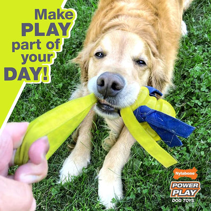 Nylabone Power Play Gripz Dog Soccer Ball Toy with Easy Pickup Design Medium - 5.5 in.