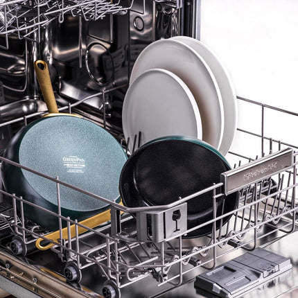 GreenPan GP-CRA FBl Alu Magn Bl 9011+Bl_INFP8 Batterie de cuisine 3 pièces (20+24+28) + PS