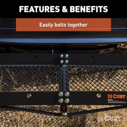 CURT 18110 Tray-Style Cargo Carrier