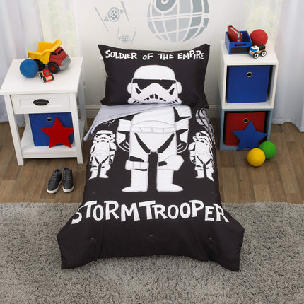 Star Wars Storm Trooper Black and White 4 Piece To