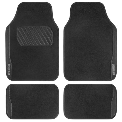 Motor Trend SpeedSeries Carpet Car Floor Mats Set 