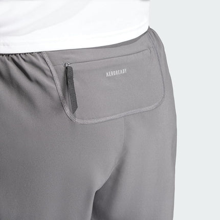adidas Men's Own The Run Shorts, Gray, X-Small/11 Inseam