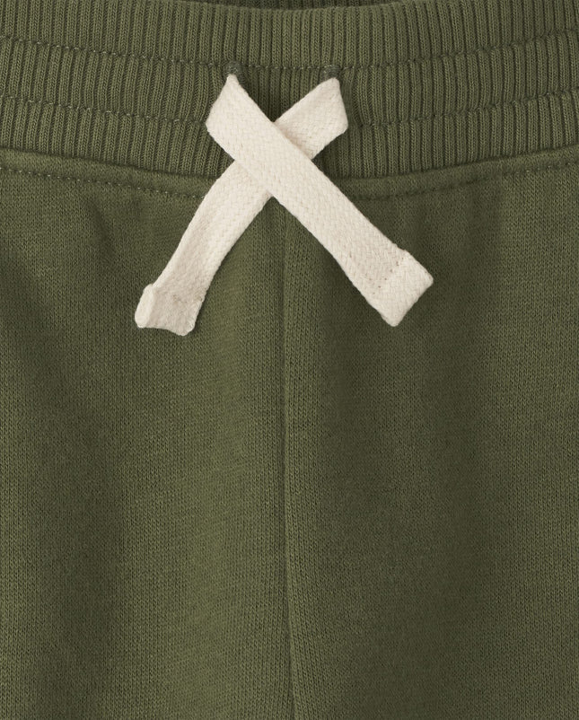 The Children's Place Pantalones Deportivos Jogger de Forro Polar Activo para Niños, Paquete de 3 Azul/Verde/Verde Azulado, 18-24 Meses