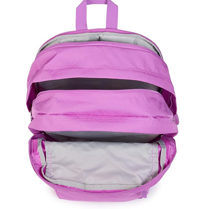 JanSport Laptop Backpack - Computer Bag with 2 Compartments, Ergonomic Shoulder Straps, 15” Laptop Sleeve, Haul Handle, Digital Fuchsia, One Size, Big Student