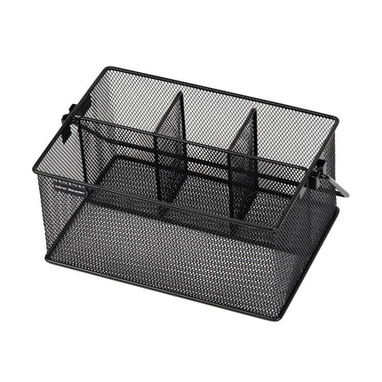 Mind Reader MESHBASKET-BLK Mesh Basket Storage, Metal, Black