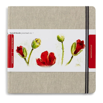 Travelogue Linen Covered Watercolour Journal 200gs