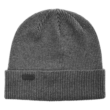 Cole Haan Heritage Rib Cuff Wool Beanie Hat, One Size, Guaranteed Grey, One Size