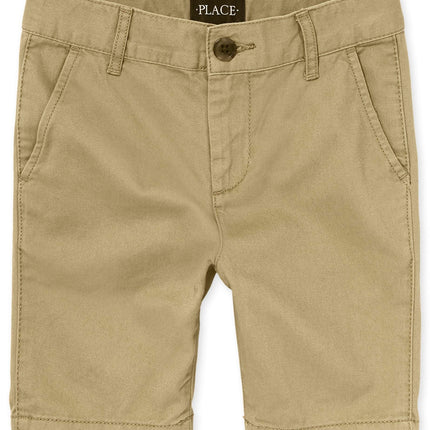 The Children's Place Boys' Stretch Chino Shorts, F