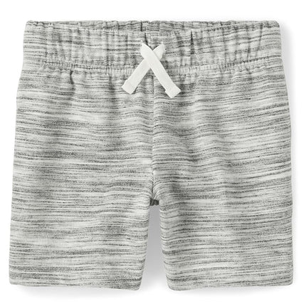The Children's Place Boys French Terry Casual Shorts, White, Medium