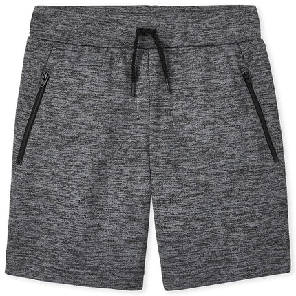 The Children's Place Boys French Terry Fashion Shorts, Black, X-Small