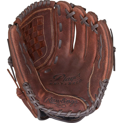 Rawlings | PLAYER PREFERRED Glove | Baseball/Softball | Right Hand Throw | 12" - Basket Web